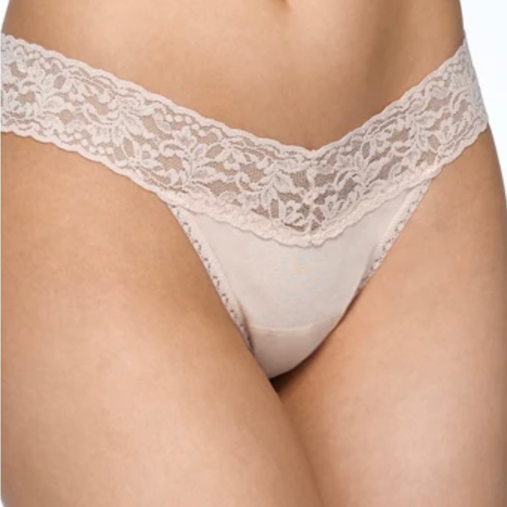 Supima Cotton Low Rise Thong In Chai